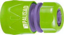 На фото Соединитель PALISAD пластмассовый быстросъемный для шланга 1/2" (66135)
