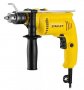 На фото Дрель ударная STANLEY 600 Вт, ключный патрон 13 мм (SDH600-RU)