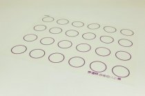 Коврик для выпечки армированный 45х35см (силикон) На фото Коврик для выпечки армированный 45х35см (силикон)