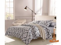 На фото Комплект постельного белья Love you 220х230 см 5шт Семейный Серый (Pattern 17)