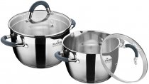 На фото Набор кастрюль Maxmark 4 предметов (MK-VS5504A)