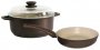 На фото Набор посуды Биол подарочный Мокко 3 предмета (М22ПС)