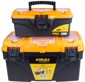 Набор ящиков для инструмента Sigma 2в1 с органайзером (7403761) На фото Набор ящиков для инструмента Sigma 2в1 с органайзером (7403761)