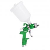На фото Краскораспылитель Intertool HVLP, 1.3мм, 600мл, 3.5-5bar (PT-0102)