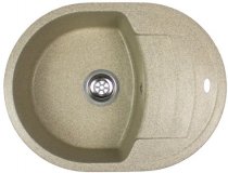 На фото Кухонная мойка Idis Cappa Pebble 070