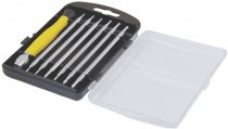 На фото Отвертка прецизионная в кейсе Mastertool 6 двусторонних насадок (40-0164)