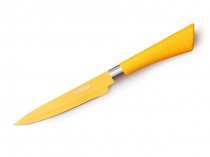 На фото Кухонный нож Fissman Arcobaleno Универсальный 130 мм Yellow (KN-2295.UT)