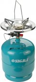 На фото Комплект газовый кемпинг с пьезоподжигом Comfort 8 л Sigma (2903121)