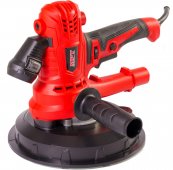 На фото Шлифмашина для стен и потолка Mastertool 850 Вт, 1400-2700 об/мин, 180 мм (MDS1853B)