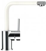 Смеситель для кухни Schock Nimbus Polaris-99 хром/белый (52300099) На фото Смеситель для кухни Schock Nimbus Polaris-99 хром/белый (52300099)