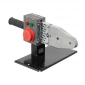 На фото Паяльник для пластиковых труб Intertool 850 Вт 0-300°C насадки 20, 25, 32, 40, 50, 63 мм (RT-2111)