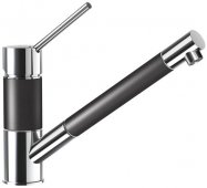Кухонный смеситель Schock SC50 Nero-13 хром/черный (50312013) На фото Кухонный смеситель Schock SC50 Nero-13 хром/черный (50312013)