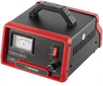 На фото Устройство зарядное Intertool 12 В, 0-6 А, 4-60 Ач, с трансформатором (AT-3030)
