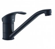 Смеситель для кухни Haiba Mars 004 BLACK (HB0243) На фото Смеситель для кухни Haiba Mars 004 BLACK (HB0243)