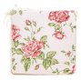 На фото Подушка для стула Прованс Large pink Rose 40x40 см с мережкой (.003698)