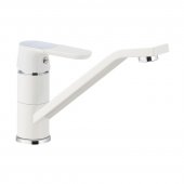 На фото Смеситель для кухни MIXXUS PREMIUM TIGER 555 белый (MI0575)