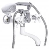 Смеситель для ванны MIXXUS OMEGA 142 WHITE (MI2769) На фото Смеситель для ванны MIXXUS OMEGA 142 WHITE (MI2769)