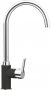 Кухонный смеситель Schock Simi Inox-12 хром/серый (50500012) На фото Кухонный смеситель Schock Simi Inox-12 хром/серый (50500012)