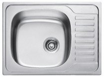 На фото Кухонная мойка Haiba 58x48 Satin матовая (HB0645)