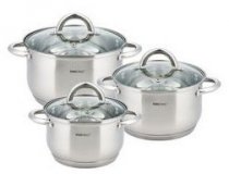 На фото Набор кастрюль KingHoff 6 предметов (4446 KH)