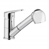 Смеситель для кухни с выдвижной лейкой IBERGRIF ROMA M14550 (IB0052) На фото Смеситель для кухни с выдвижной лейкой IBERGRIF ROMA M14550 (IB0052)