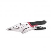 На фото Клещи зажимные Intertool универсальные 230мм удлиненные, CrV (UT-5204)