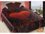 На фото Покрывало Love you Страсть Шелк 3D 200х220 см Красное