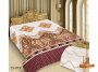 На фото Покрывало двухстороннее Love you Barokko 15-019 220х240 см Красное