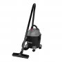На фото Пылесос строительный Intertool 1.0 кВт, бак 15 л, пластик, >17кПа (DT-1015)