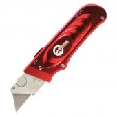На фото Нож Intertool с трапециевидным лезвием, металлический корпус (HT-0515)