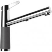 Кухонный смеситель Schock SC510 Stone-88 хром/серый (55412088) На фото Кухонный смеситель Schock SC510 Stone-88 хром/серый (55412088)