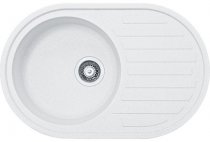 На фото Кухонная мойка Franke Ronda ROG 611 Белая (114.0381.062)