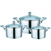 На фото Набор посуды Maestro ст.кр. из 6 предметов (MR-3506)