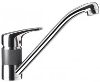 Кухонный смеситель Schock SC40 Inox-12 хром/серый (56300012) На фото Кухонный смеситель Schock SC40 Inox-12 хром/серый (56300012)