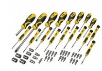 На фото Набор отверток, насадок, головок торцевых Stanley 57 элементов (STHT0-70886)