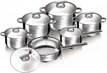 На фото Набор посуды Blaumann Gourmet Line 12 предметов (BL-3135)