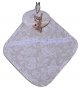 На фото Прихватка Прованс White Rose с кружевом 20х20 см (.003720)