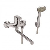 Смеситель для ванны ZERIX NHB 279 (ZX2971) На фото Смеситель для ванны ZERIX NHB 279 (ZX2971)