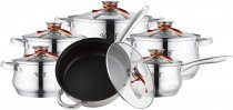 На фото Набор посуды Krauff VERMACHTNIS 12 предметов (88-222-007)