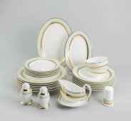 На фото Столовый сервиз Sakura Океан фарфор 27 предметов (SK-0527)