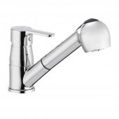 Смеситель для кухни с выдвижной лейкой IBERGRIF SQUARE M14522 (IB0028) На фото Смеситель для кухни с выдвижной лейкой IBERGRIF SQUARE M14522 (IB0028)