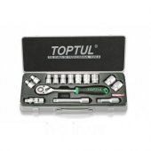 На фото Набор инструмента Toptul 1/2" 15ед. 6 граней (GCAD1502)