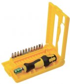 На фото Отвертка в кейсе Mastertool 12 насадок (40-0143)