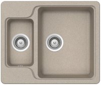 На фото Мойка для кухни Schock Manhattan N150 Sabbia-58 (22066058)