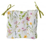 На фото Подушка для стула Прованс Весна Living 40x40 см Салатовая (.001033)