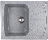 На фото Кухонная мойка Idis Premium Fashion gray 310