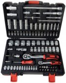 На фото Набор инструмента Haisser 1/4" 1/2" 94 предмета CrV (75590)