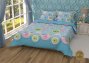 На фото Постельное белье Leleka-Textile Полиэстер 145х210 Голубое Полуторные