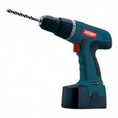 На фото Шуруповерт аккумуляторный Зенит ЗША-18 М профи Li-ion (832349)