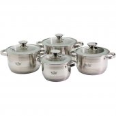 На фото Набор кастрюль Krauff IMPERATOR 8 предметов (88-222-009)